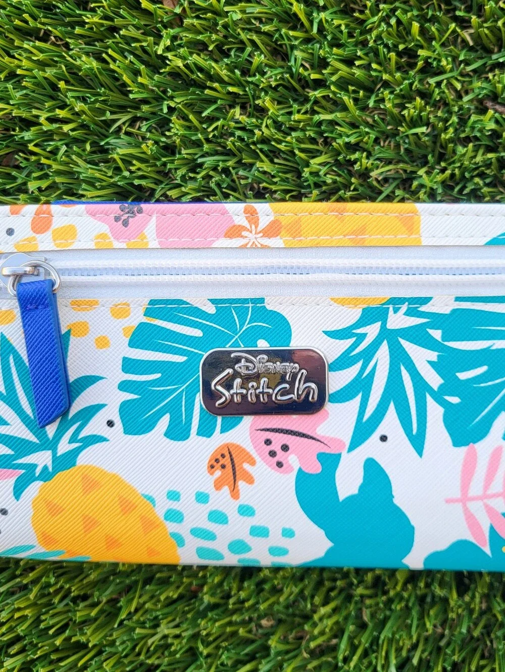 Disney Lilo & Stitch Tropical Zip Wallet - Teal, Yellow, Pink